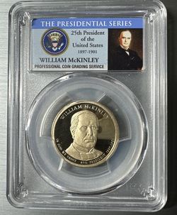 🦅 2013-S $1 William McKinley PCGS PR69 DCAM Presidential Dollar – Rare & Graded! 🦅