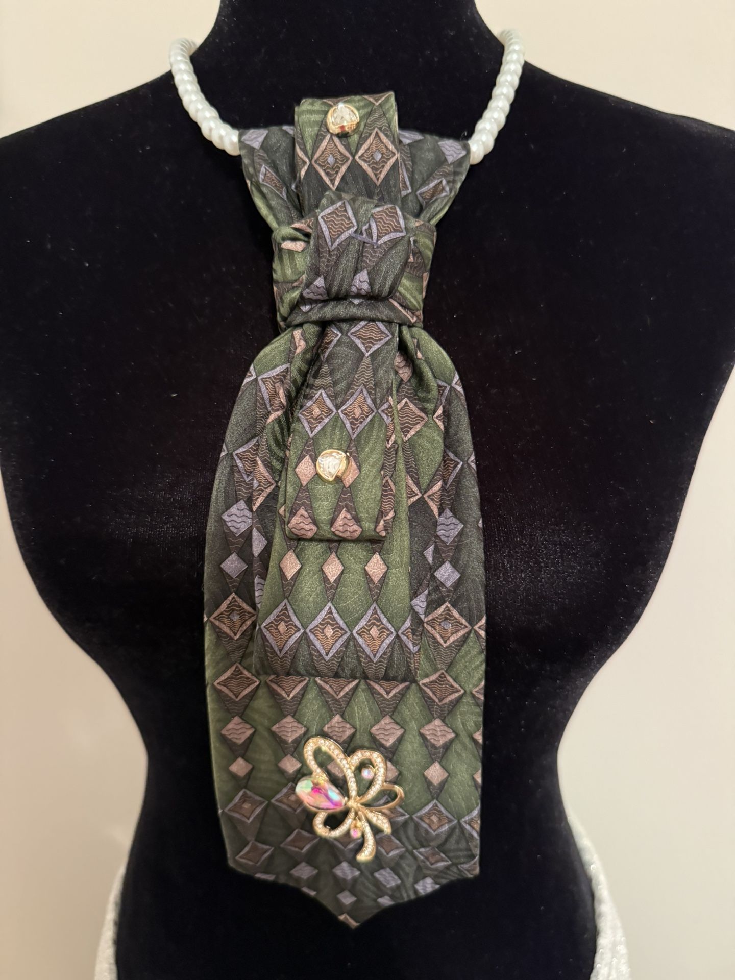 Custom Necktie Necklace, One Of A Kind. $35.