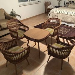 French Vintage Settee Set 
