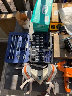 Tools! Misc. Sockets, Drivers, Saws, Brushes, Floating Shelves, etc!
