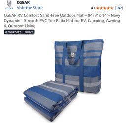 New Cgear Sand Free RV Mat 8 X 14 