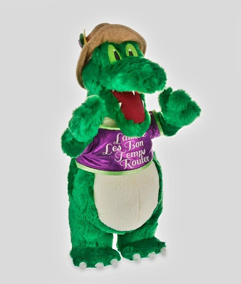 Way To Celebrate Mardi Gras Plush Gator Greeter