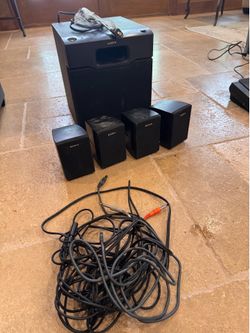 Sony Speakers and Subwoofer