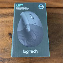 BRAND NEW SEALED Logitech - Lift Vertical Wireless Ergonomic Mouse with 4 Customizable Buttons