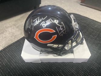 Kevin Butler Signed Bears Mini Helmet
