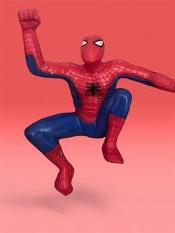 Amazing Spider-Man Figurine with Foot Peg No Accessory/Platform