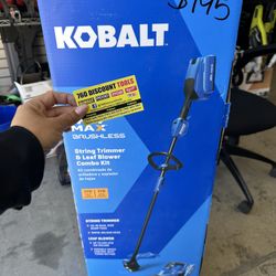 Kobalt Gen4 40-volt Cordless Battery String Trimmer and Leaf Blower Combo Kit 4 Ah (Battery & Charger Included) Item # | Model #KLC 2040A-03