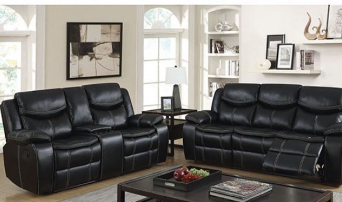 New Recliner Couch , Loveseat And Chair Only $50 Down Payment