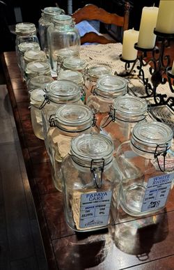 Glass jars