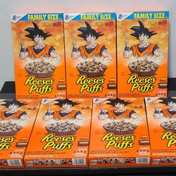Reese's Puffs Cereals Dragon Ball Z Edition 