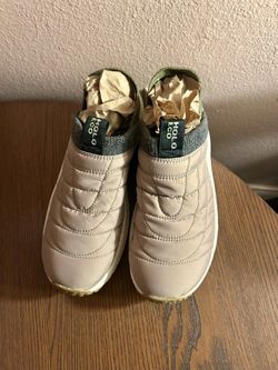 Holo Eco Footwear Women’s Credimus Olive Tan Slip-On Shoes Size 9½ – New