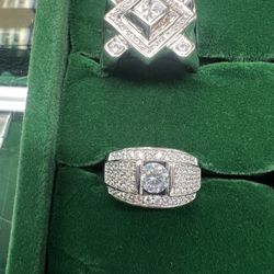 Men Rings Silver $50 Any Ring / Anillos De Plata Para Hombre Cualquier Anillo $50!