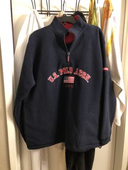 Us Polo Assn. Fleece in Excellent Condition $20 firm Size L Dark Blue