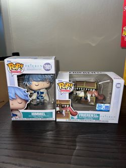 2 Frieren Funko Pops Himmel #1989 Exclusive in Mimic #1990 Beyond Journey's End Animation Anime