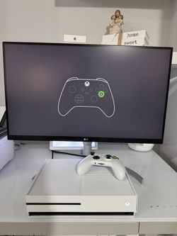 Xbox One s And lg Gaming Monitor 27”