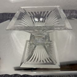 Waterforld Cut Crystal Square Dish