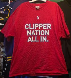 NBA LA CLIPPERS SHIRT XL VGC $7