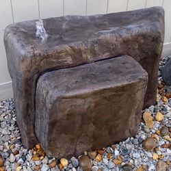 Handcrafted Bubbling Boulders/Birdbaths