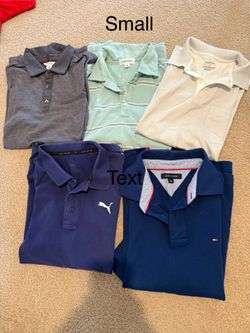 Men Polo shirt in good condition size small $10 for all