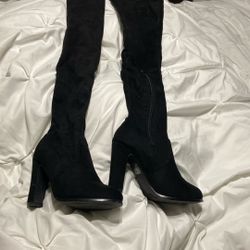 Thigh High Black Boots 
