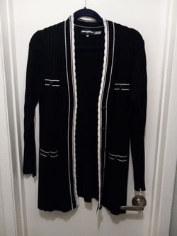 Black Short Cardigan (KARL LAGERFELD)