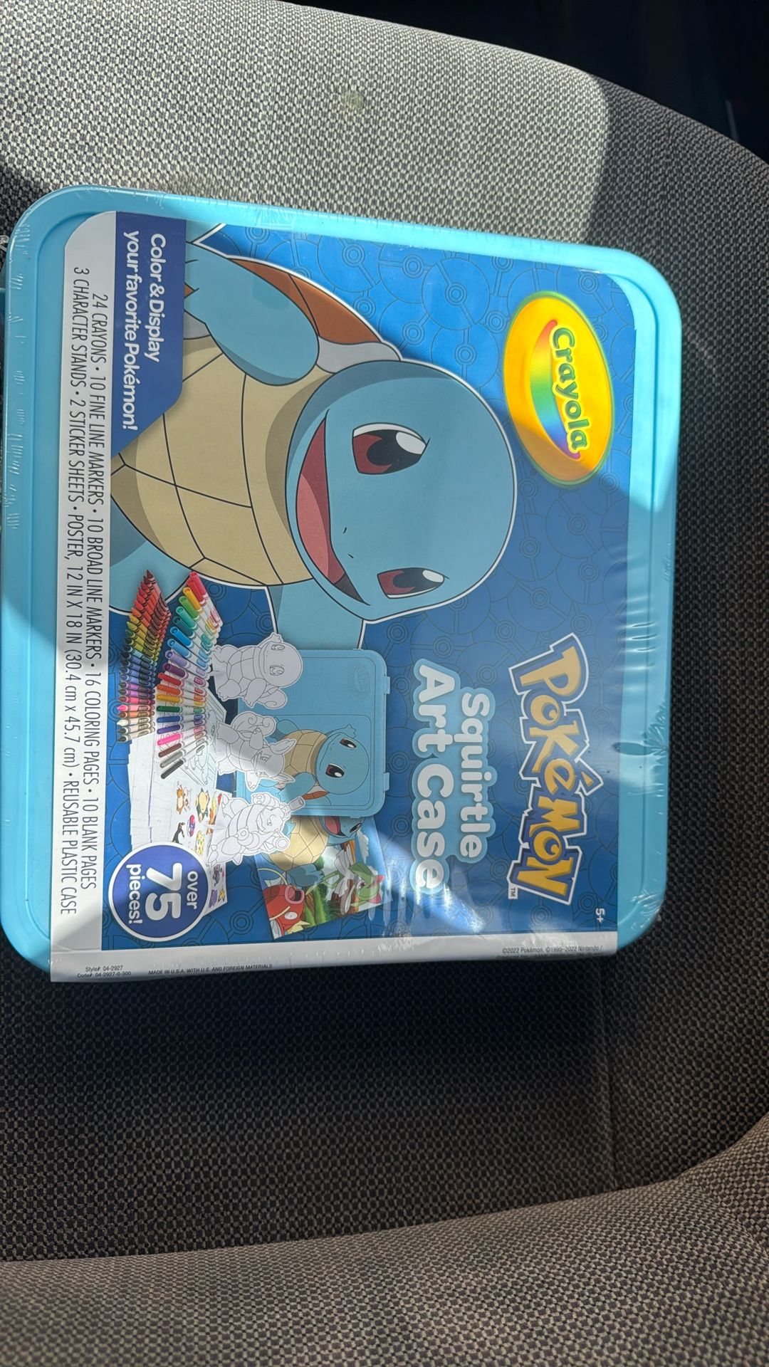 Pokémon Squirtle Crayola Art Set For Kids