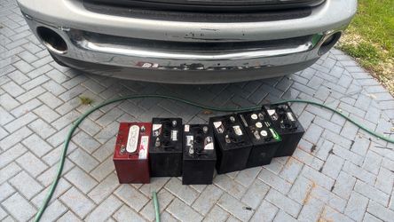 Golf cart batteries