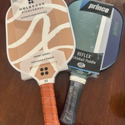 2 Paddles Shown - Prince Sports Adults Pickleball Paddle Forgiving Green/Navy Recreational