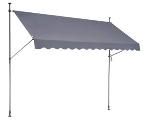 Outdoor Patio Retractable Awning Sunshade
