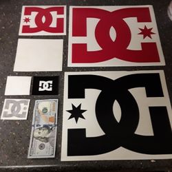 Small And HUGE Lot of DC * Skateboard Stickers 