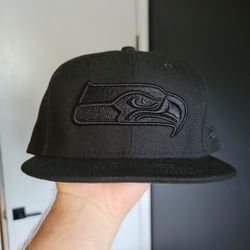 Seahawks New Era 9FIFTY snapback Hat Black