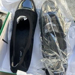 David Tate Nicole Cap Toe Flat Shoe Size 12