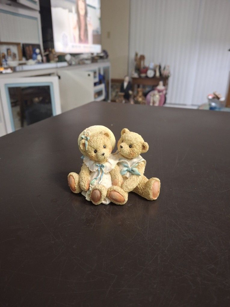 Vintage Cherished Teddies Heidi And David " Special Friends " Designed By Priscilla Hillman In 1992 Item# 910708