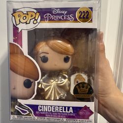 Cinderella (GOLD) with Pin #222 Funk Pop Exclusive