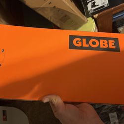 New Never Been Ridden Globe Goodstock 8.12 Skateboard Deck With Griptape