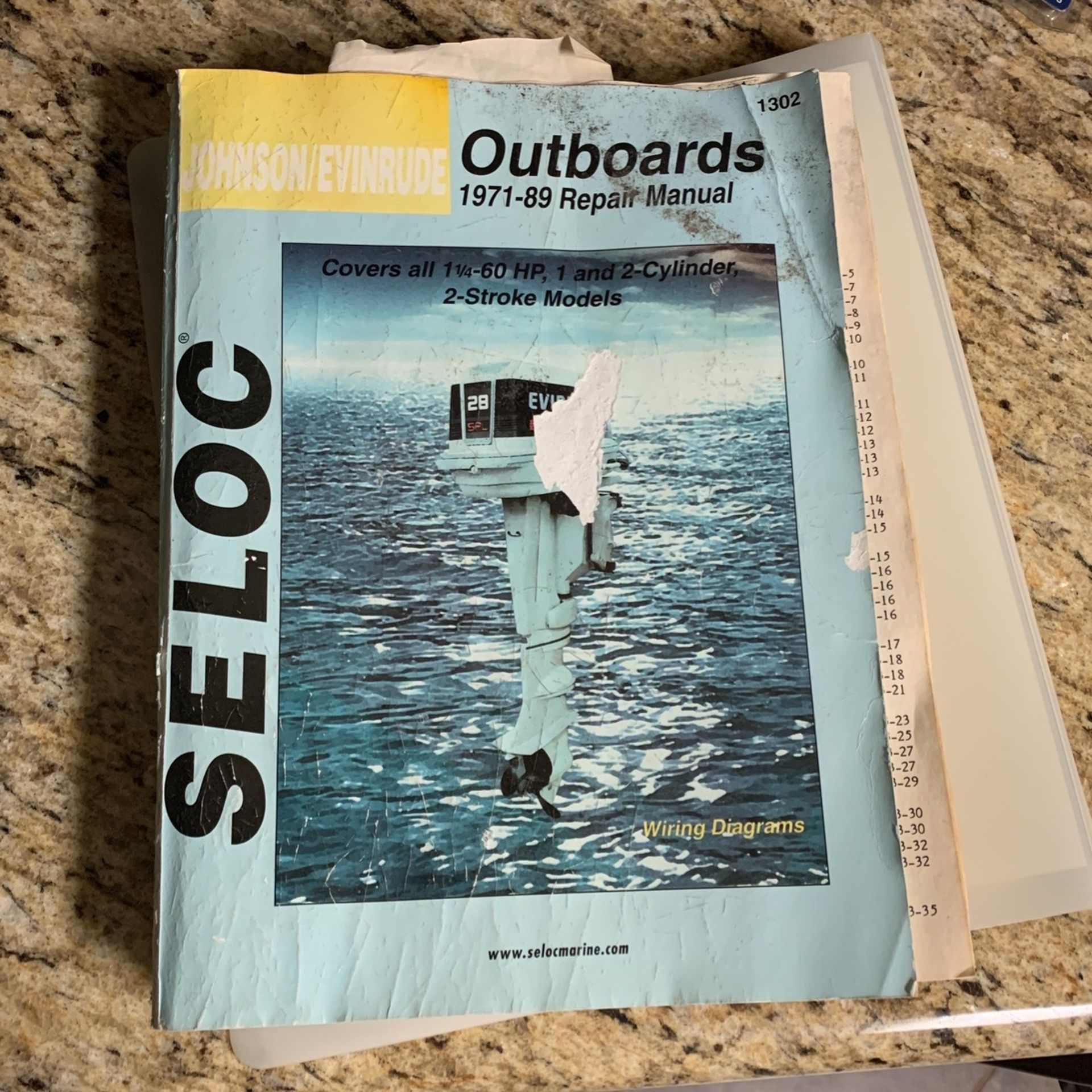 Evinrude Repair Manual 1 1/4- 60HP