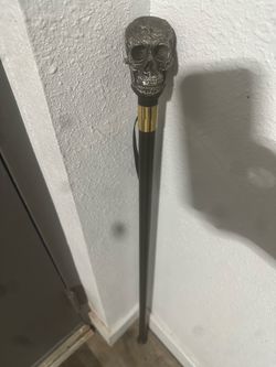 Custom Skull walking cane!!