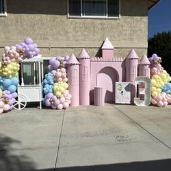 Castle Backdrop Princess Theme 