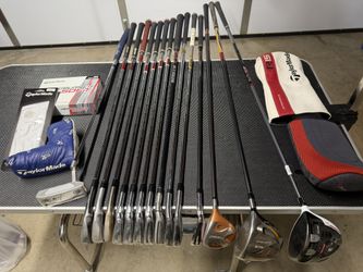 Taylormade RSi2 & 1 Set 6-P  R15 & R7 Driver 3 Wood Glove Balls Del Monte Putters