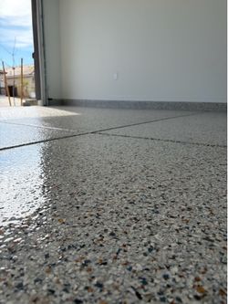 Garage floor system