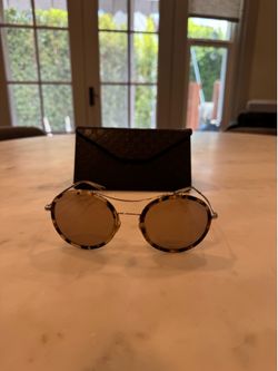 Gucci Authentic Tortoise Round Sunglasses