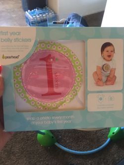 Baby months stickers