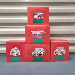 Vintage 1994 Hallmark Film Sarah Plain & Tall Village Collection Complete Set!