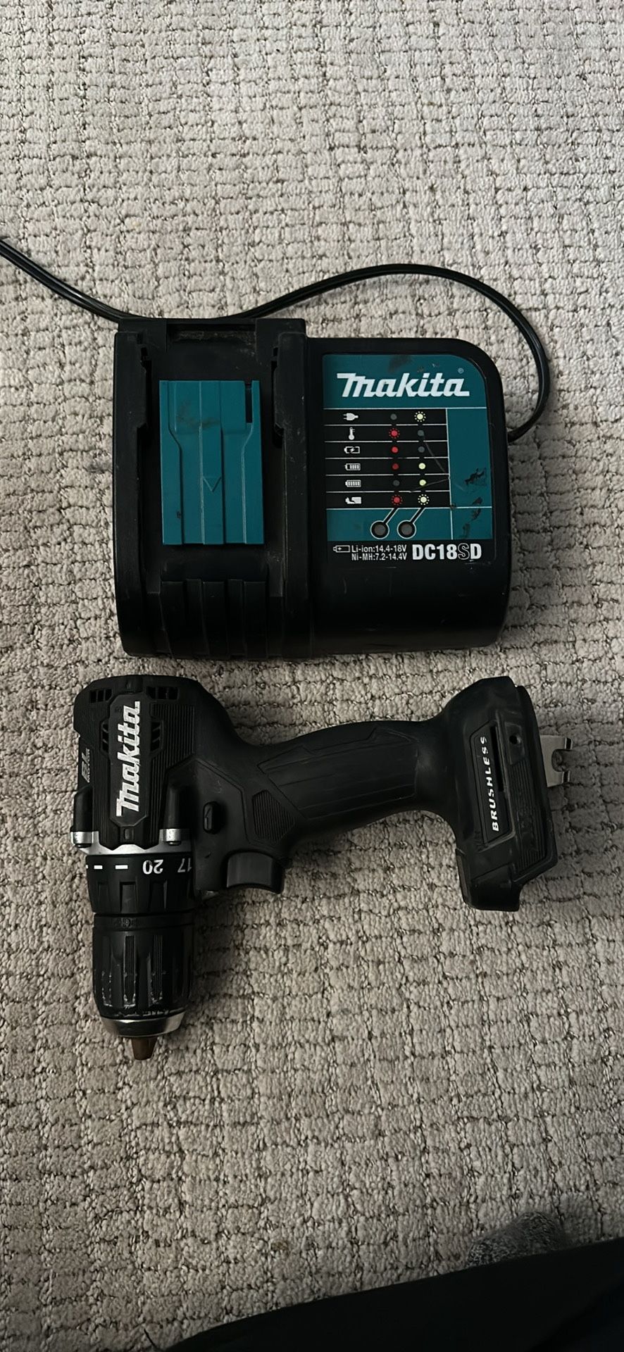 Makita Brushless drill With charger