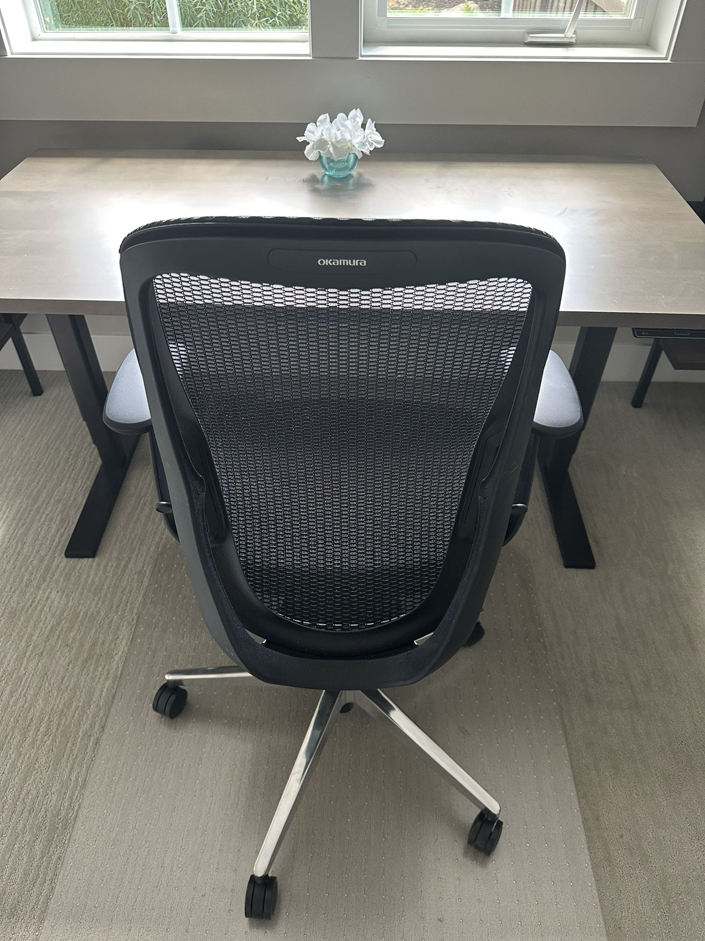 Desk - Electric adjustable height. Purchased from Room and Board 16 months ago and no longer need because we moved . Also selling desk chair from Room