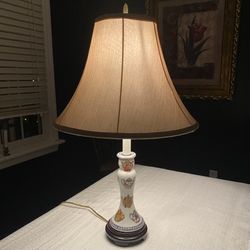 Charming Porcelain Table Lamp with Teapot Motif 