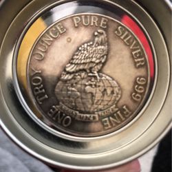 One Troy Oz Of Silver, Coin