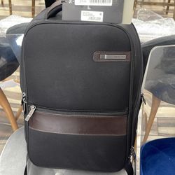 Samsonite Kombi Business Backpack, Black/Brown, 16.25 x 10.5 x 5-Inch