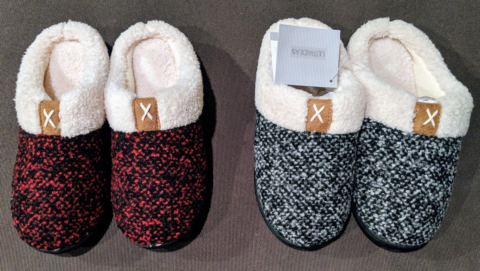 Women's memory foam slippers
