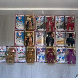 Ty International Bears And More 2000. Sealed Lot Of 10